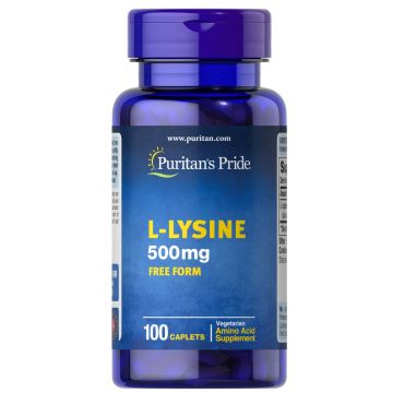 Puritan's Pride L-lysine 500 mg 100 tabletten 3060