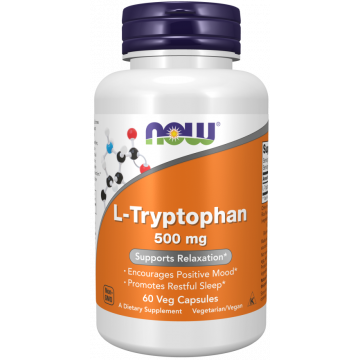 NOW L-tryptophane 500 mg 60 gélules