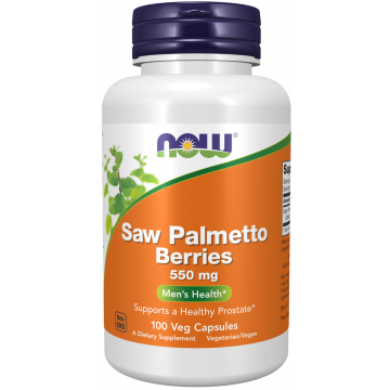 NOW Saw Palmetto Berries 550 mg 250 gélules