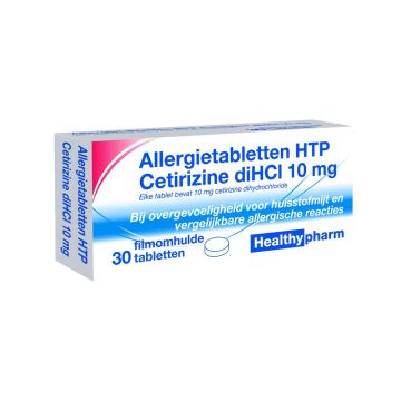 Healthypharm cétirizine rhume des foins 10mg 30 comprimés