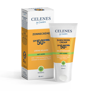 Celenes Crème solaire SPF50+ anti-âge 50 ml