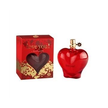 Dupe Realtime Love you in Red woman edp 100ml