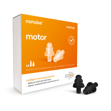 Nonoise - Bouchons d'oreilles Motor - Noir