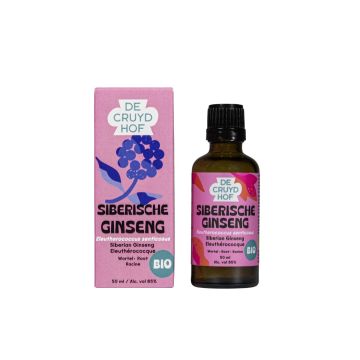Cruydhof Ginseng sibérien BIO, 50 ml