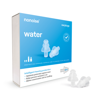 Nonoise - Eau - Bouchons d'oreilles - Transparent