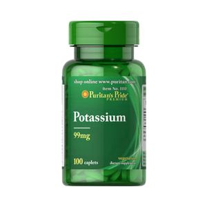 Puritan's Pride Chelated Potassium 99 mg 100 Capsules 1110
