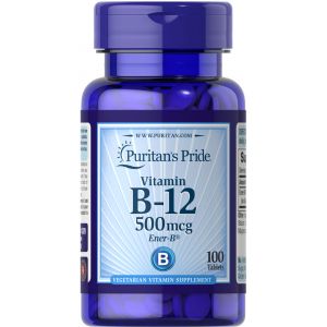 Puritan's Pride Vitamin B-12 500 mcg Ener-B 100 tabletten 1370