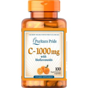 Puritan's Pride Vitamine C 1000 mg met bioflavonoïden 100 capsules 1410