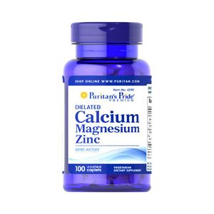 Puritan's Pride Chelated Calcium magnesium Zinc 100 Tabletten 4290