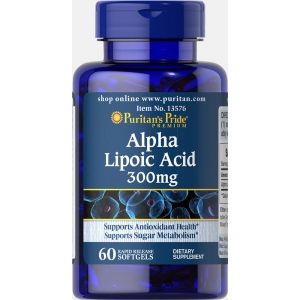 Puritan's Pride Alpha Liponzuur 300 mg 60 Softgels 13576