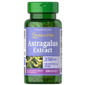 Puritan's Pride Astragalus extract 250 mg 100 Softgels 30457