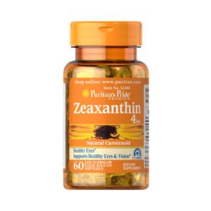 Puritan's Pride Zeaxanthin 4 mg 60 Softgels 52280