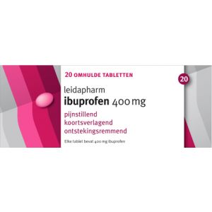 Leidapharm Ibuprofène 400mg 20 Comprimés