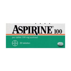 Aspirine 100mg 20 Comprimés Bayer