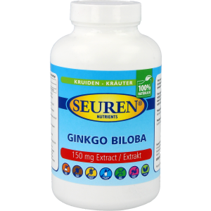 Seuren Nutrients Ginkgo Biloba Extract 150 mg 250 Capsules