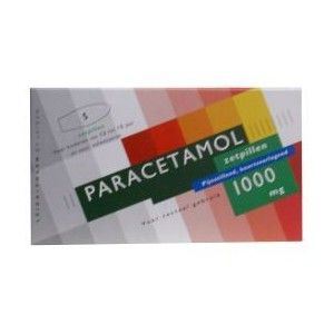 Paracetamol 1000mg 5 Zetpillen Leidapharm
