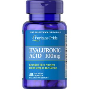 Puritan's Pride Hyaluronic Acid 100 mg 30 Capsules 17687
