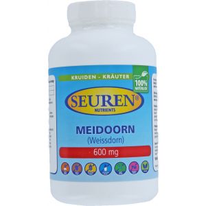 Seuren Nutrients Meidoorn 600 mg 100 Capsules