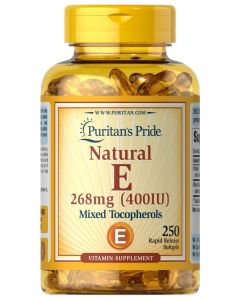 Puritan's Pride Vitamine E 268 mg 400 IE 250 Softgels 463