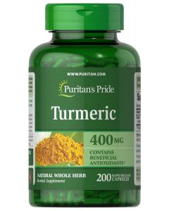 Puritan's Pride Turmeric 400 mg 100 capsules 525