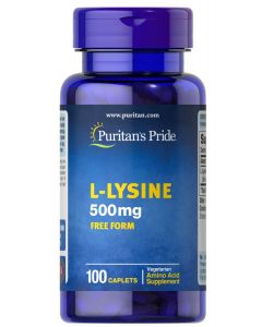 Puritan's Pride L-lysine 500 mg 100 tabletten 3060