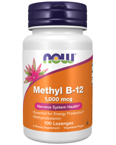 NOW Methyl B-12 5000mcg 60 comprimés