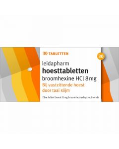 Leidapharm Toux comprimés Broomhexine HCI 8 mg 30 comprimés