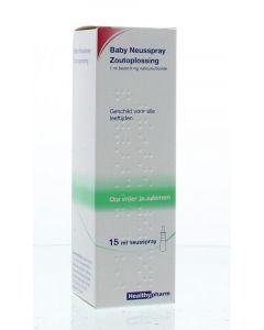 Healthypharm Spray Nasal Bébé Solution Saline 15 ml