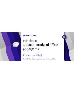 Leidapharm paracétamol & caféine 50 comprimés