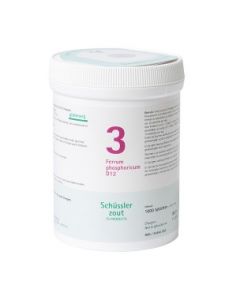 Sels de Schüssler nr 3 Ferrum Phosphoricum D12 1000 comprimés